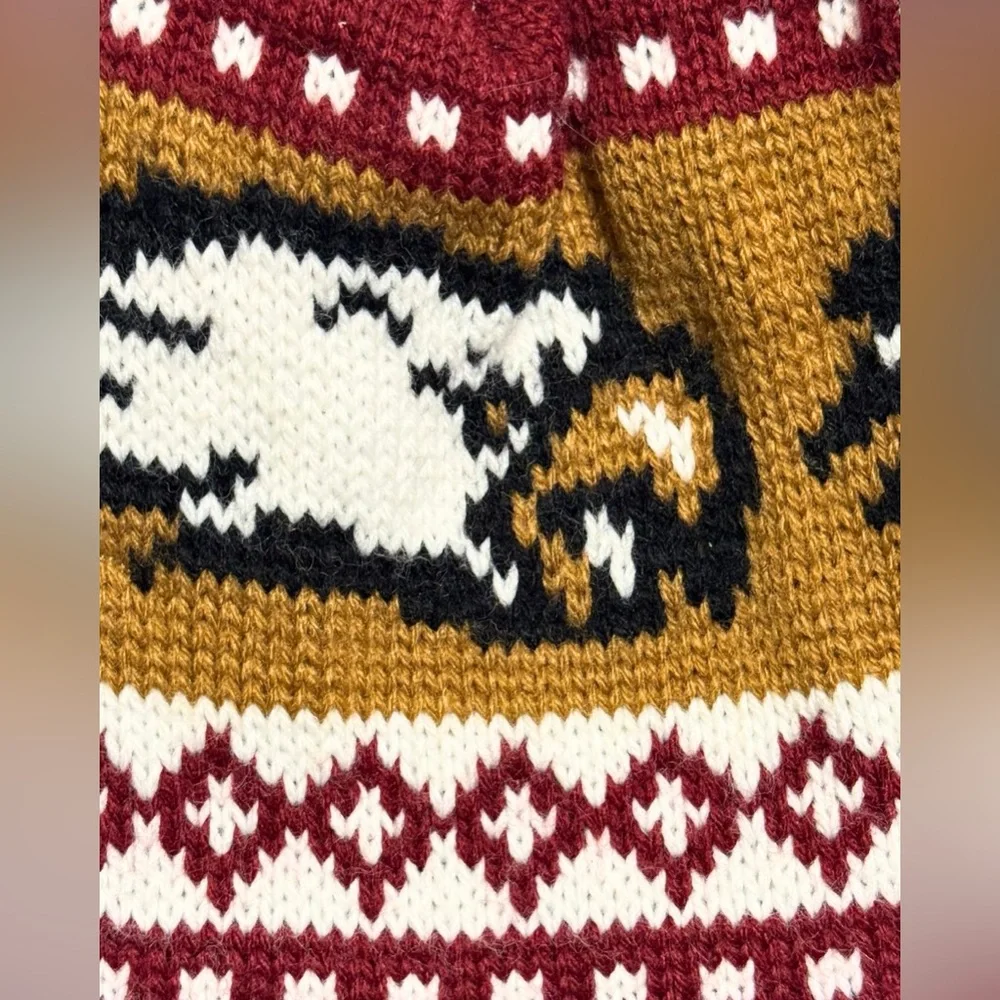 Boston College Eagles Knit Earflap Beanie OSFA Pom Hat - Picture 4 of 7